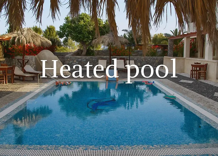 Birds With Heated Pool - Including Car And Breakfast Lägenhetshotell Perissa (Santorini)